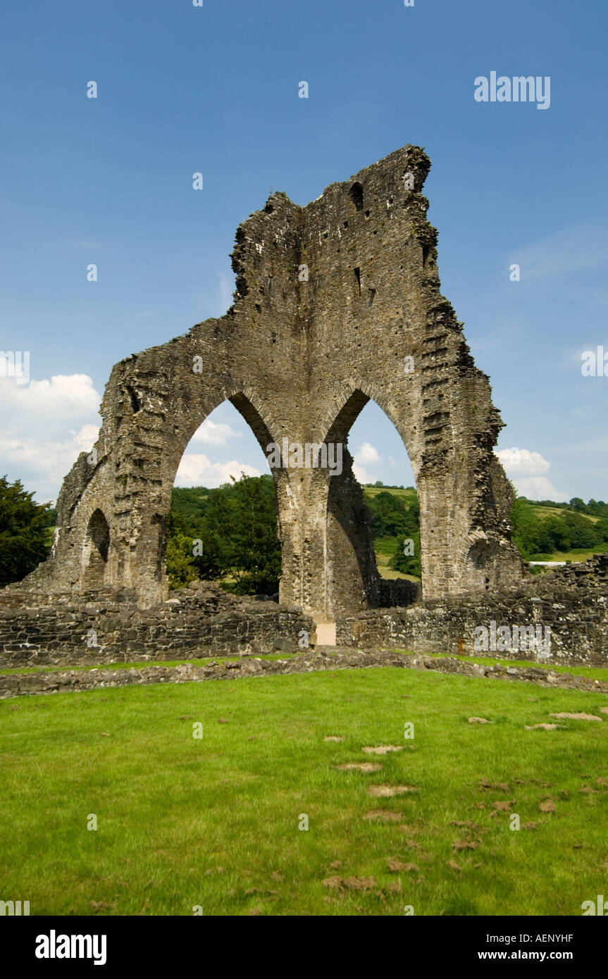 The ruins of Talley Premonstratensian Abbey Founded by Lord Rhys c1185 Talley Talyllychau Carmarthenshire west wales Stock Photo