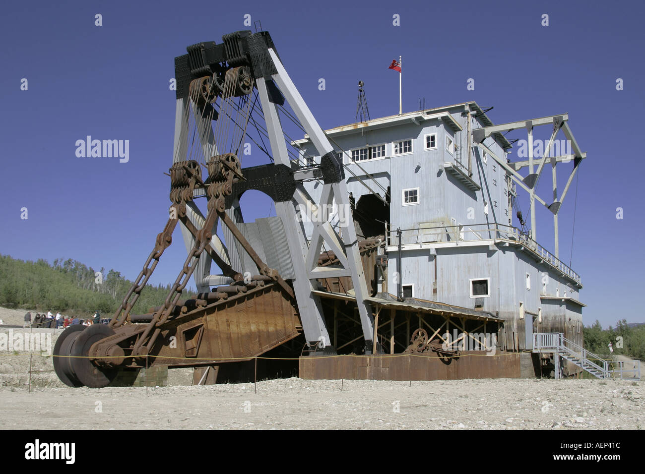 Gold Dredge 4 Dawson Yukon Territory Canada Stock Photo 2548763 Alamy
