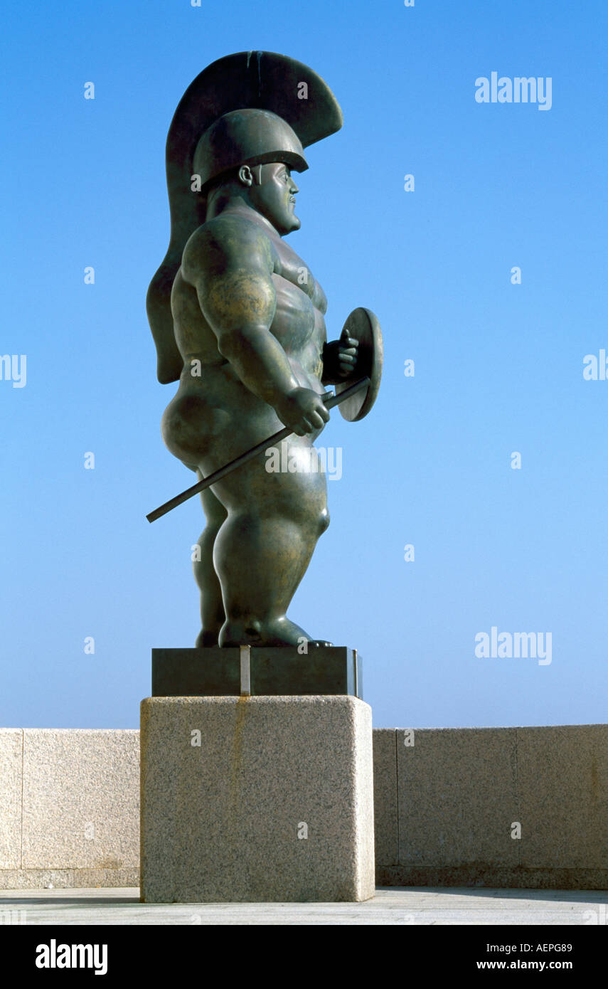 A Coruna, Museo Domus, Statue von Botero vor Museum, 1 Stock Photo