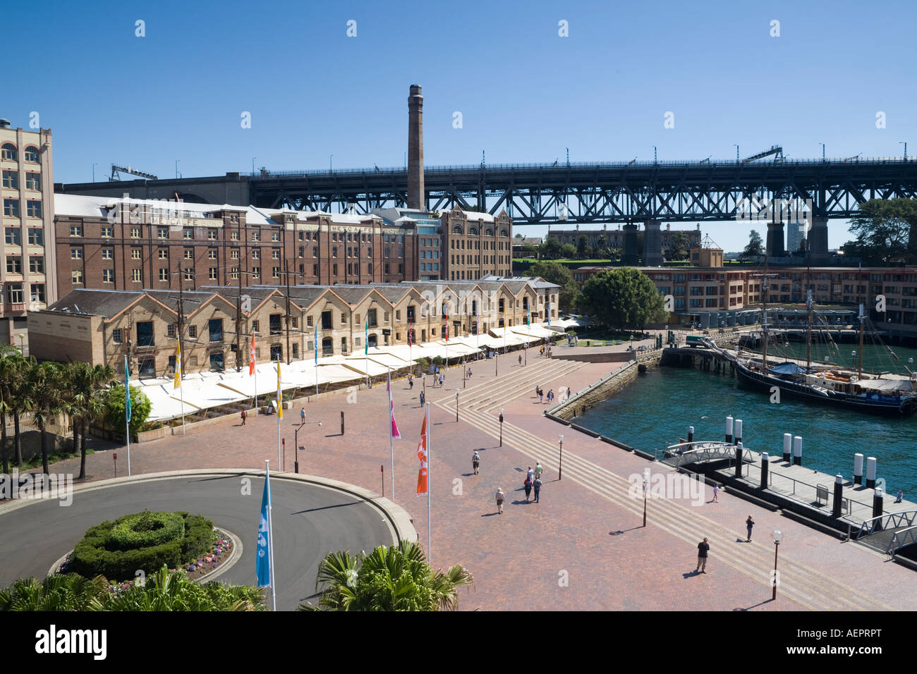 Al fresco dining, Campbells Cove, Sydney Stock Photo Alamy
