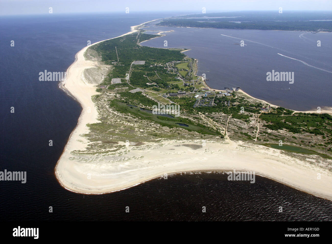 Aerial view of Sandy Hook, New Jersey, U.S.A Stock Photo 7850956 Alamy