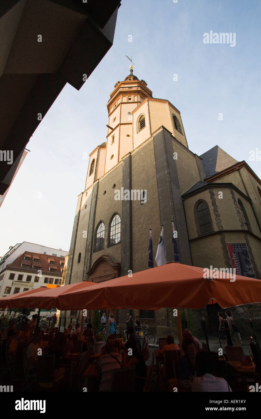 Church of St Nicholas Nikolaikirche Leipzig Saxony Germany Stock Photo ...