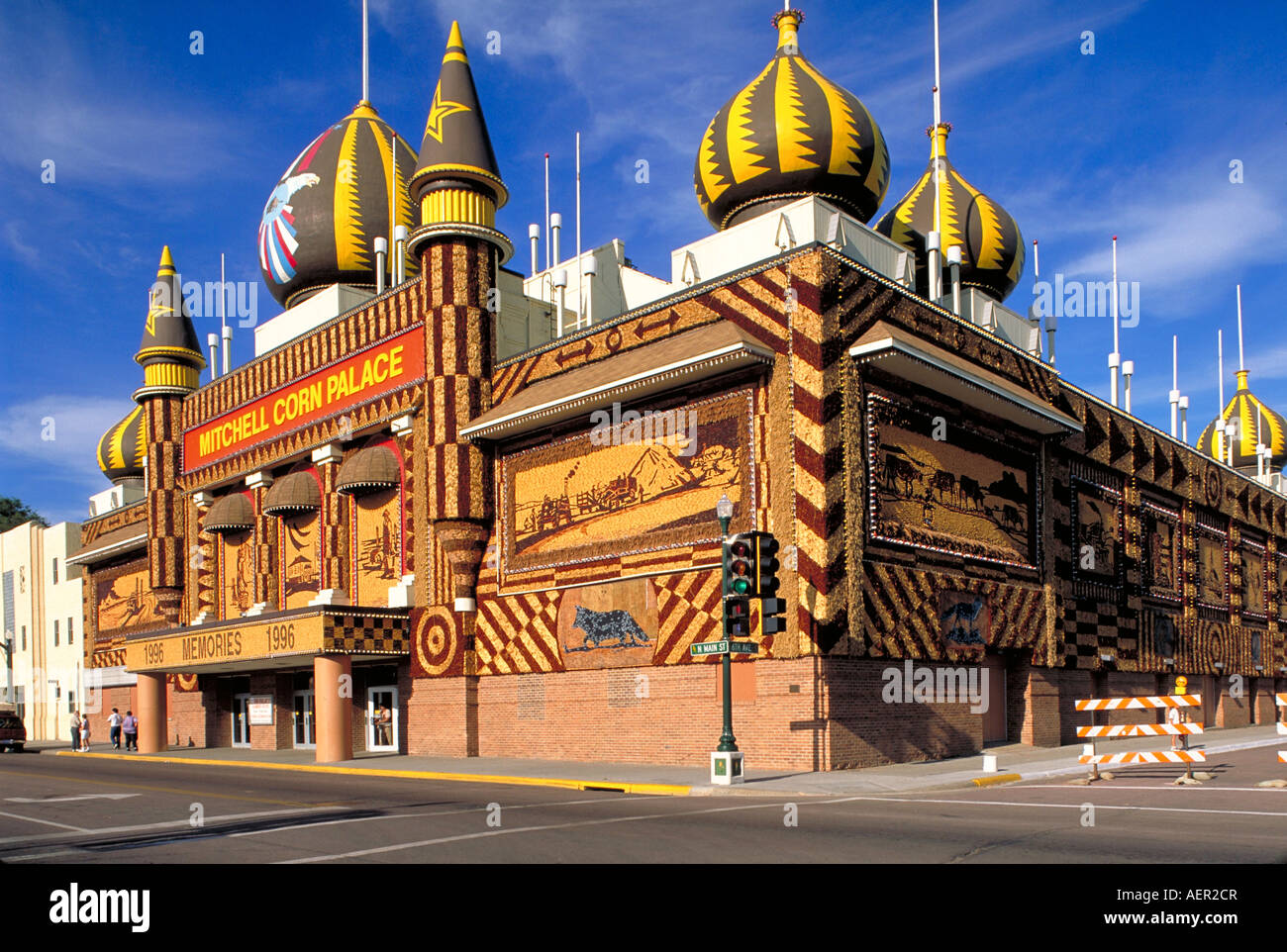 Elk257 1494 South Dakota Mitchell The Corn Palace Stock Photo Alamy