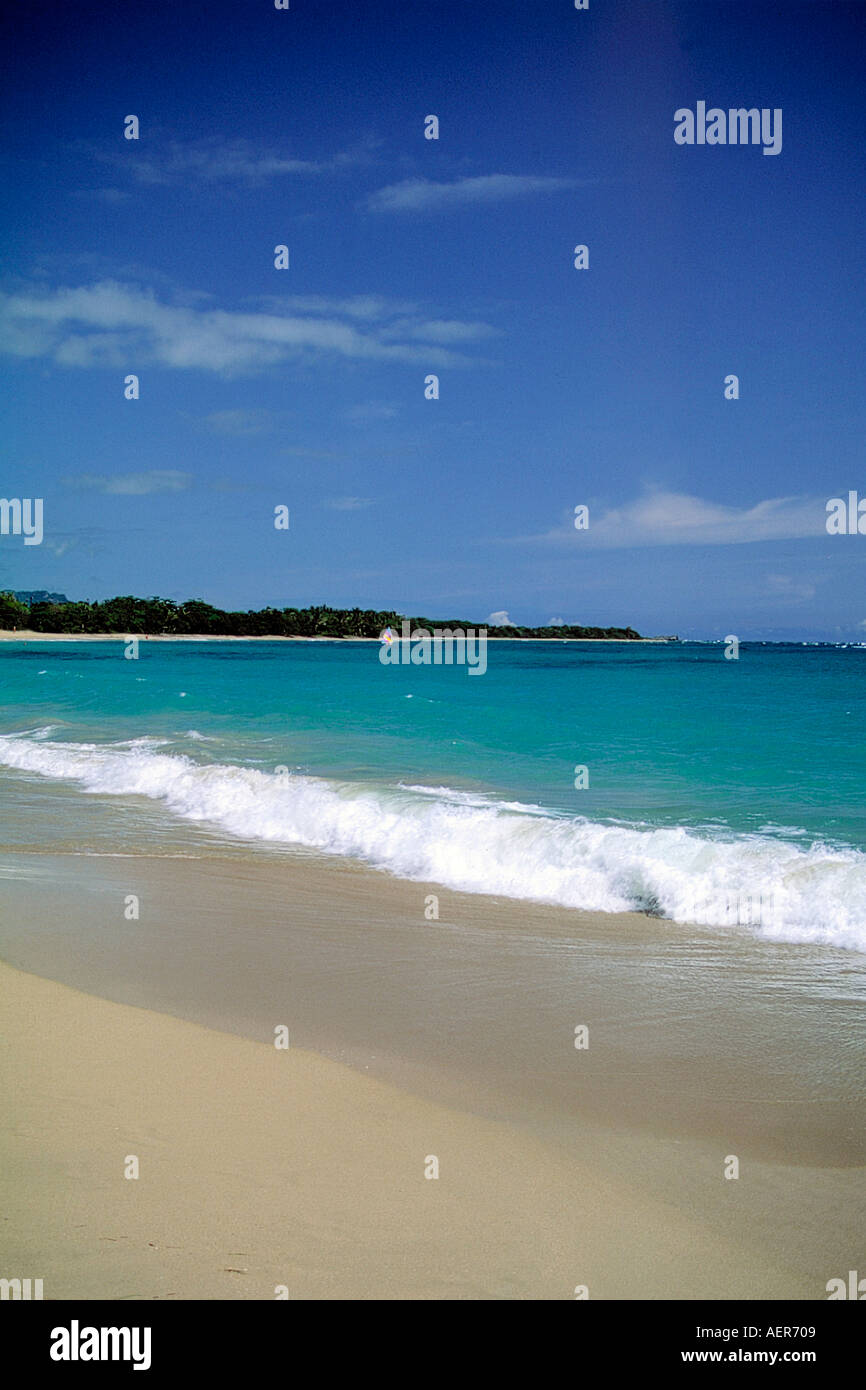 beach playa naco dominican republic archipelago of the greater antilles caribbean Stock Photo