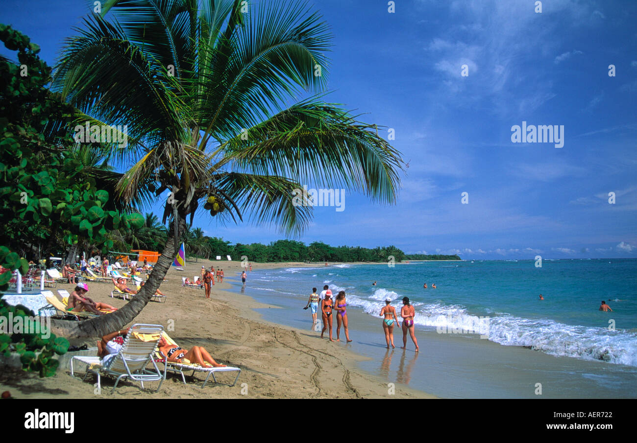 beach at montego bay near hotel jack tar village dominican republic archipelago of the greater antilles caribbean Stock Photo
