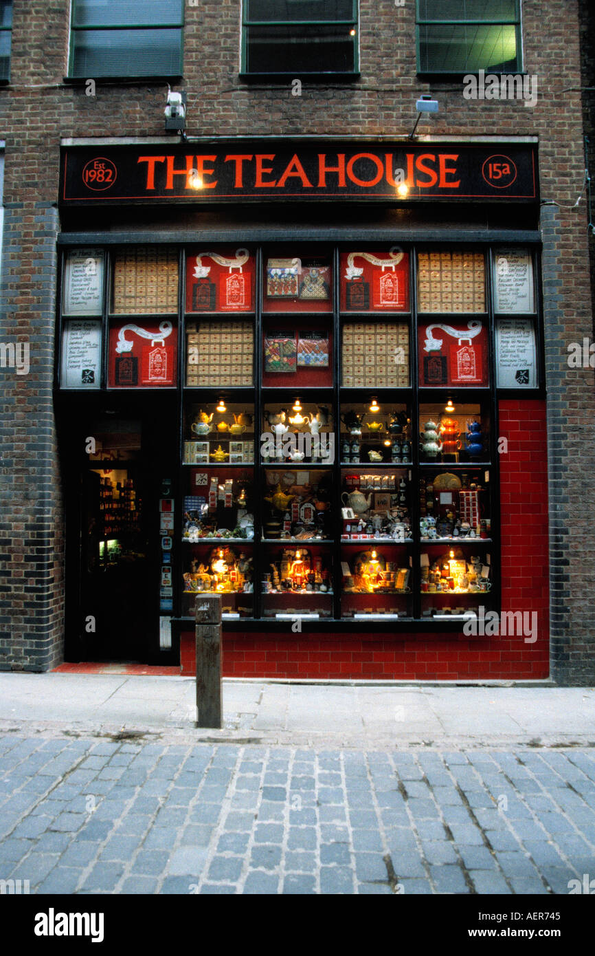 teashop the teahouse city of london england great britain editorial use only Stock Photo