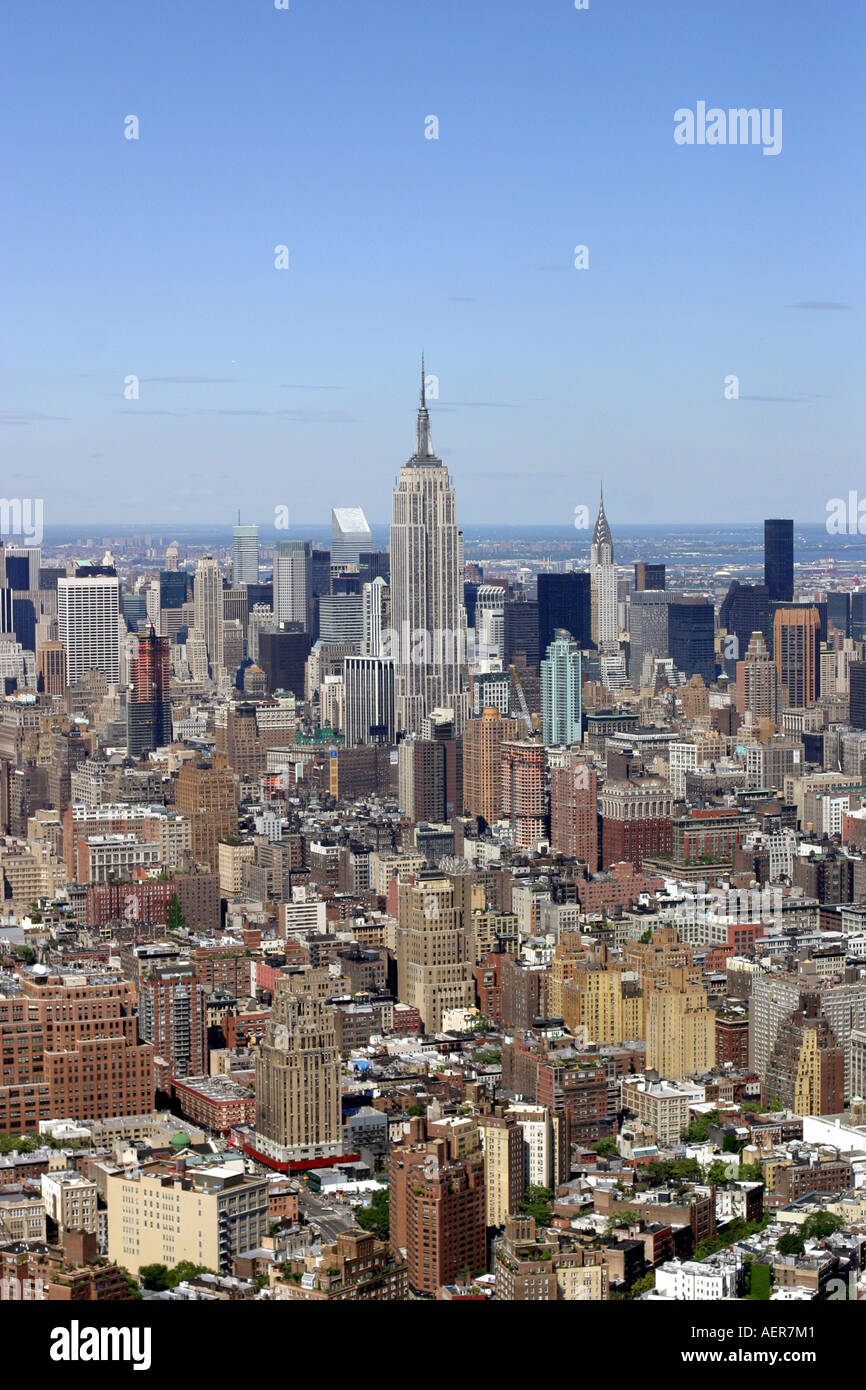Aerial view of Midtown Manhattan, New York City, U.S.A Stock Photo - Alamy