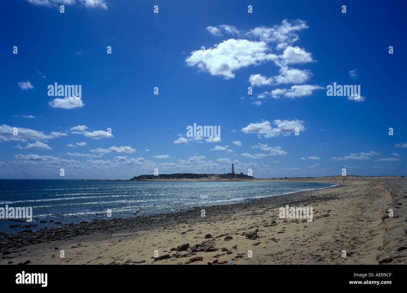 The beach at Cape Trafalgar Spain Stock Photo Alamy