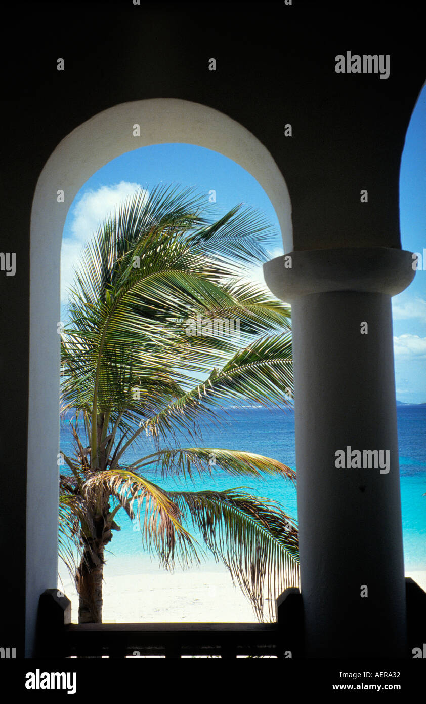 hotel cap juluca island of anguilla islands of british west indies archipelago of the antilles caribbean Stock Photo