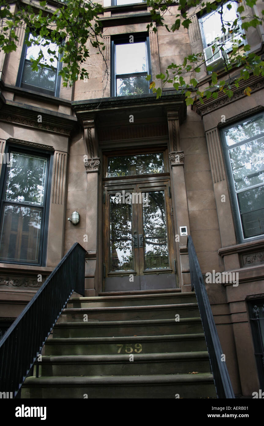 A Brownstone Building in Park Slope, Brooklyn Stock Photo Alamy