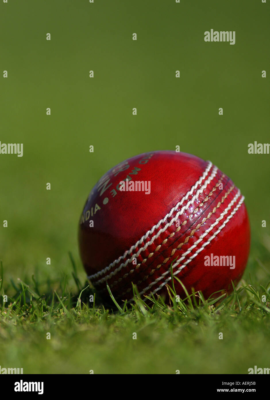 Cricket Ball Image by Patrick Steel www patricksteel co uk Stock Photo