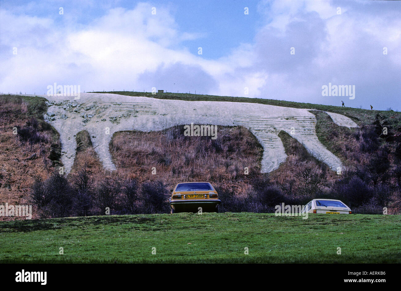 The Kilburn White Horse North Yorkshire England Stock Photo Alamy