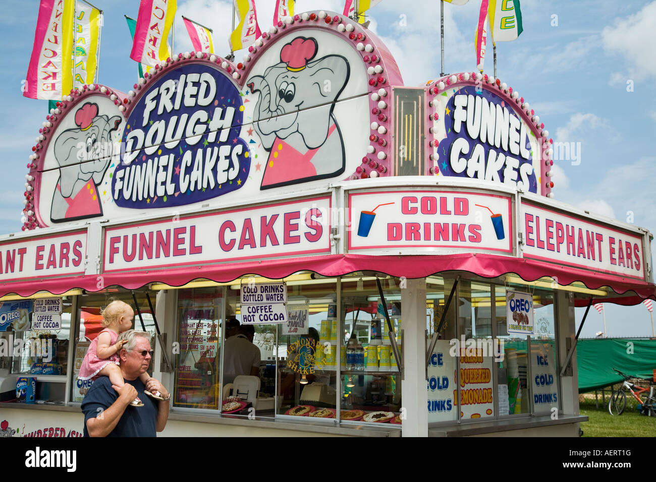 Illinois grayslake fast food booth hires stock photography and images