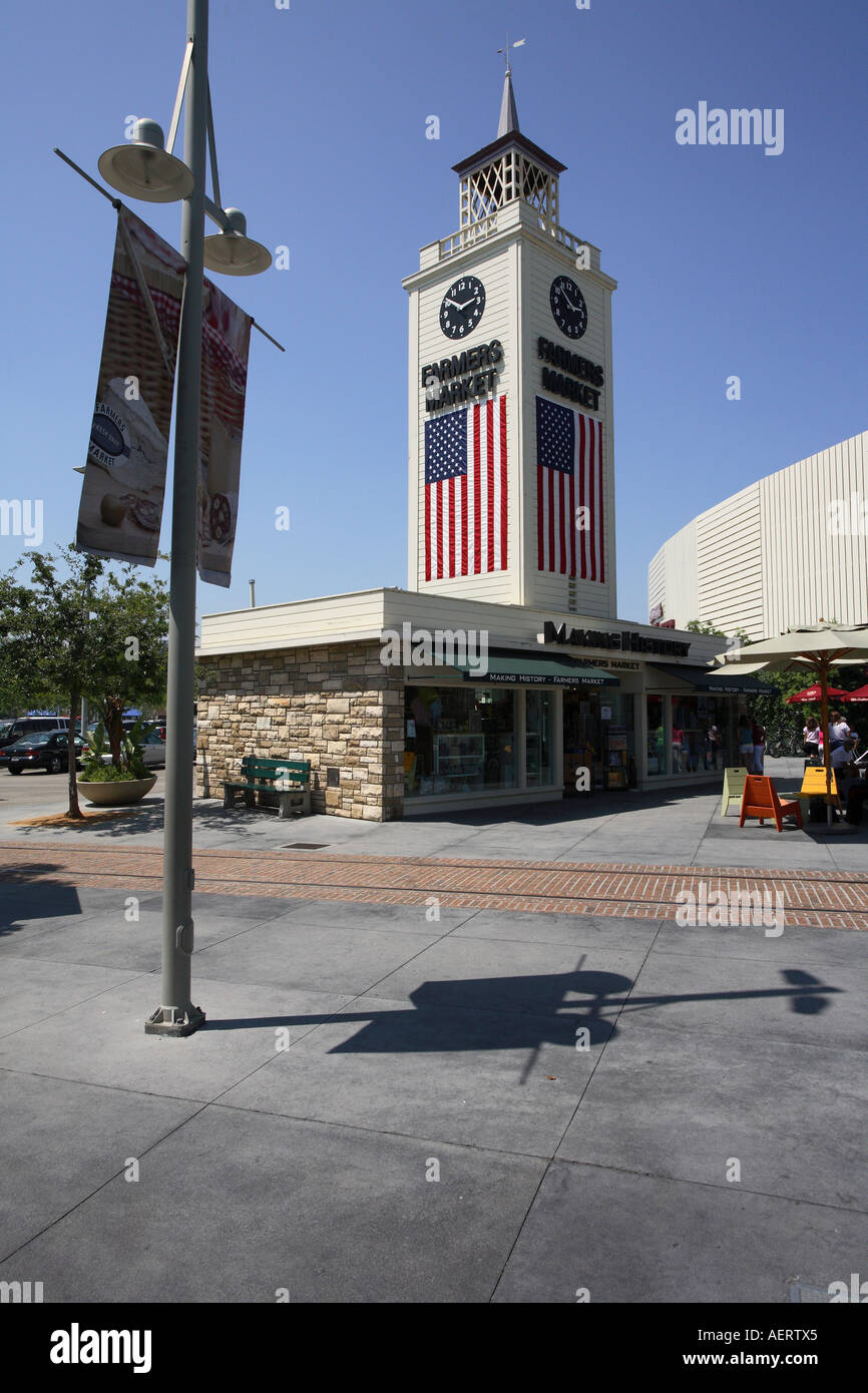 Farmers market shopping center downtown  Los Angeles.California, United States of America. Stock Photo