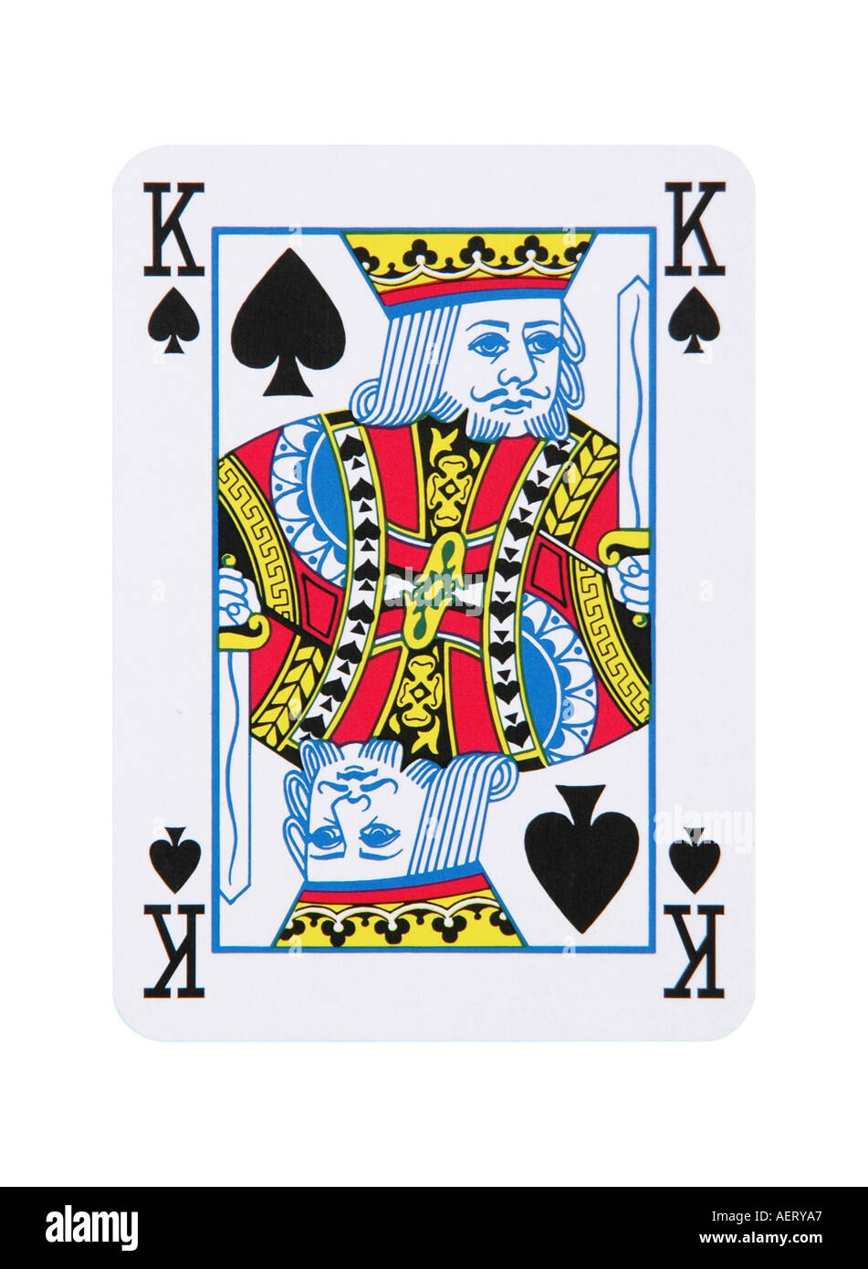 King of spades card Stock Photo Alamy