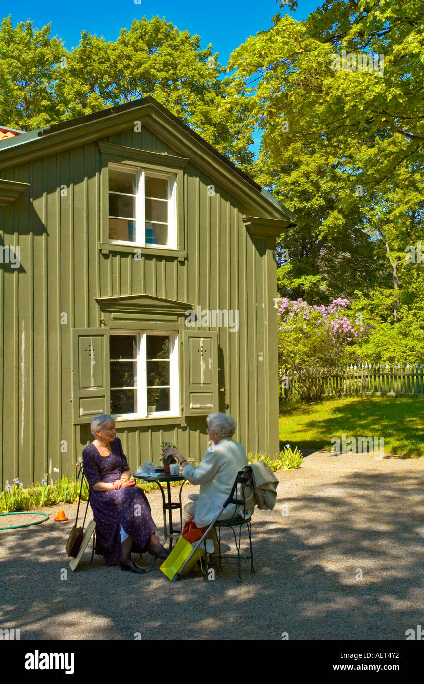 Cafe Ektorpet next to Prins Eugens Waldemarsudde museum, Djurgarden, Stockholm, Sweden, Europe Stock Photo