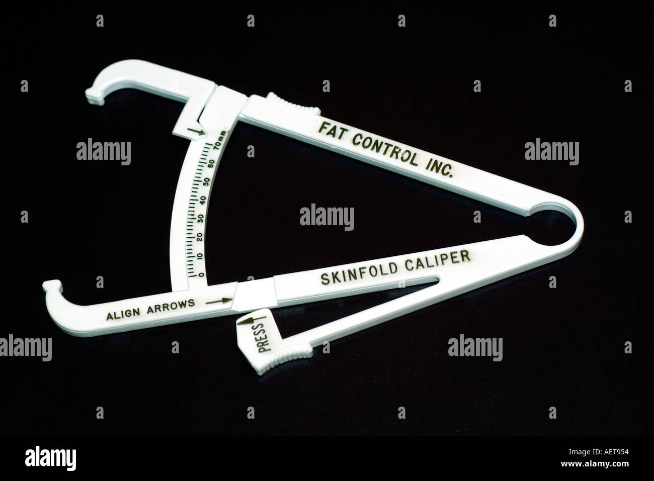 skin calipers to measure body fat Stock Photo Alamy