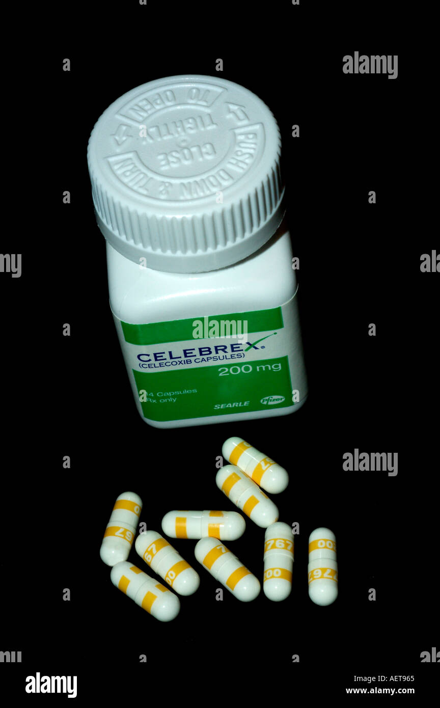 Celebrex capsules for arthritis celecoxib Stock Photo Alamy