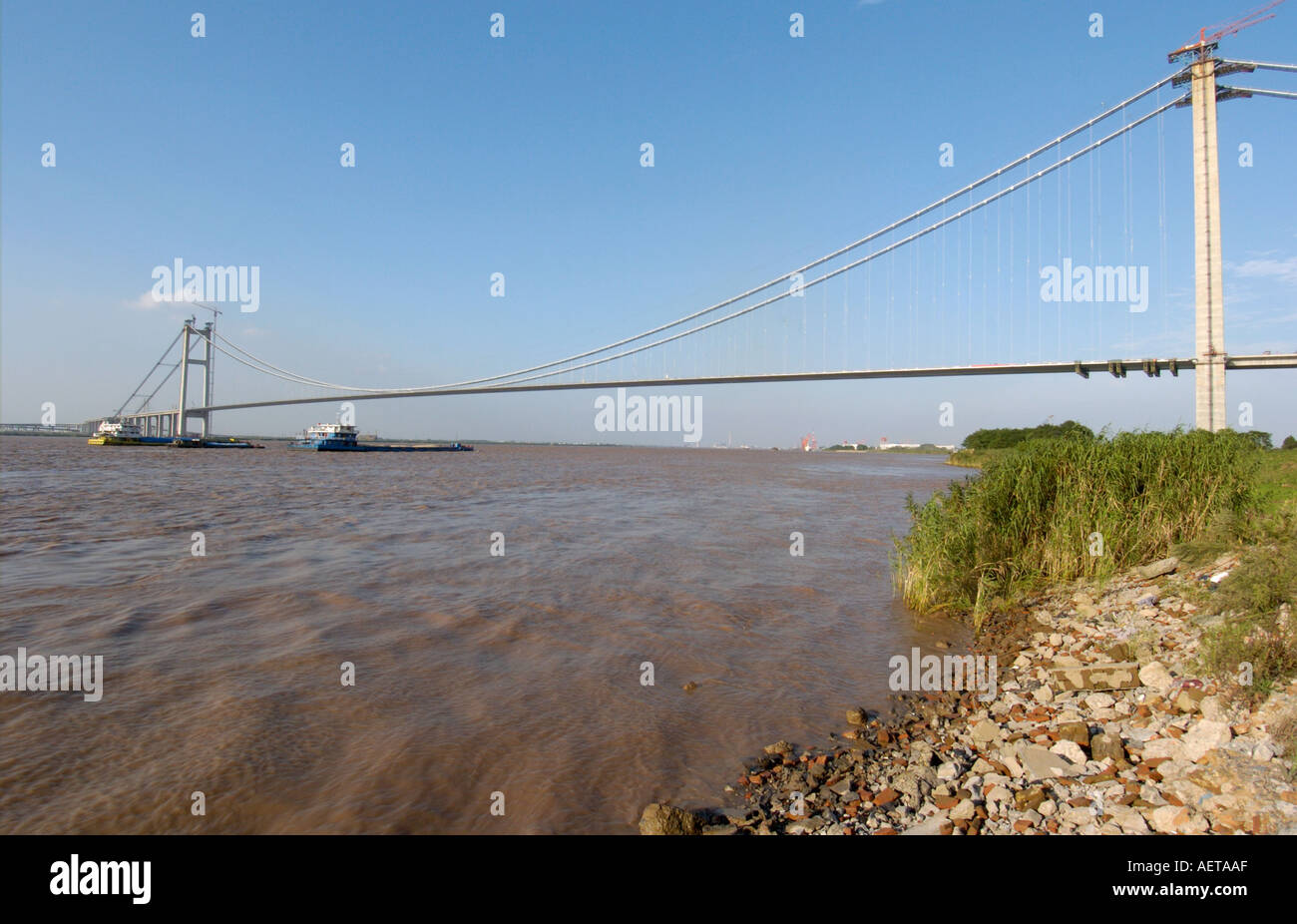Runyang yangtze river bridge hi-res stock photography and images - Alamy