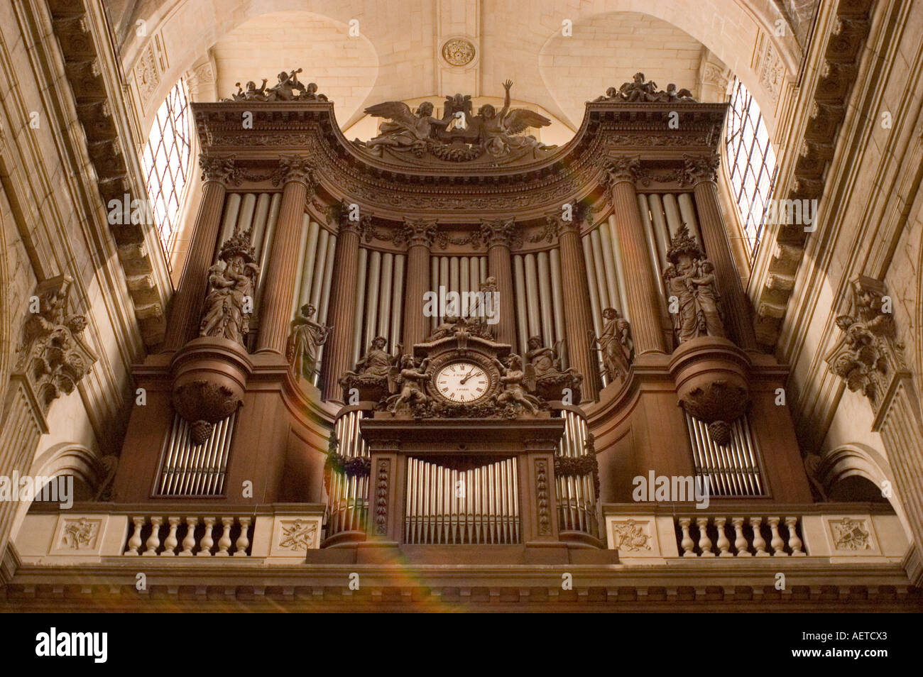Paris, France. Church of St Sulpice. One of the largest organs in