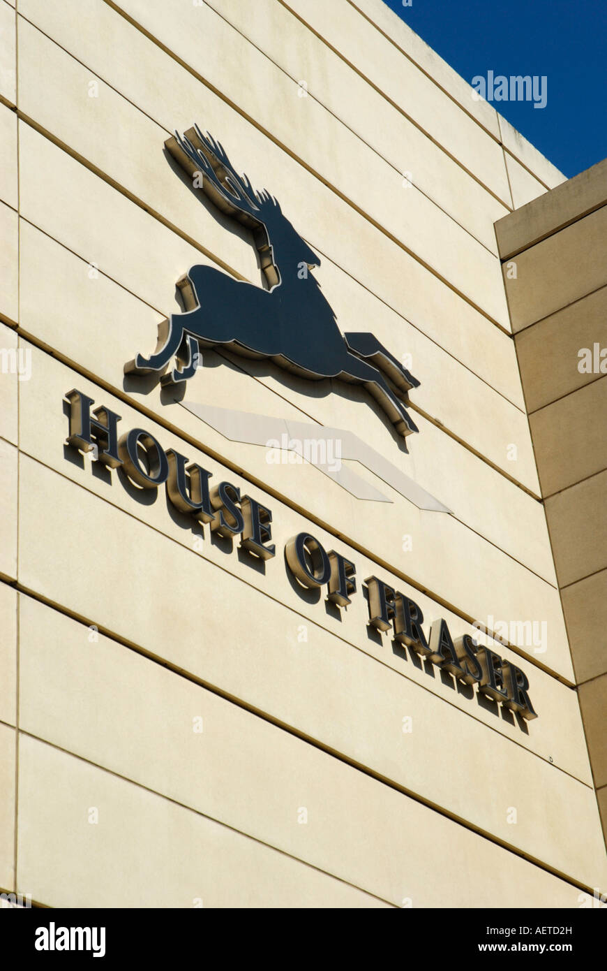 House of Fraser department store in the Oracle Shopping Centre Reading Berkshire England Stock