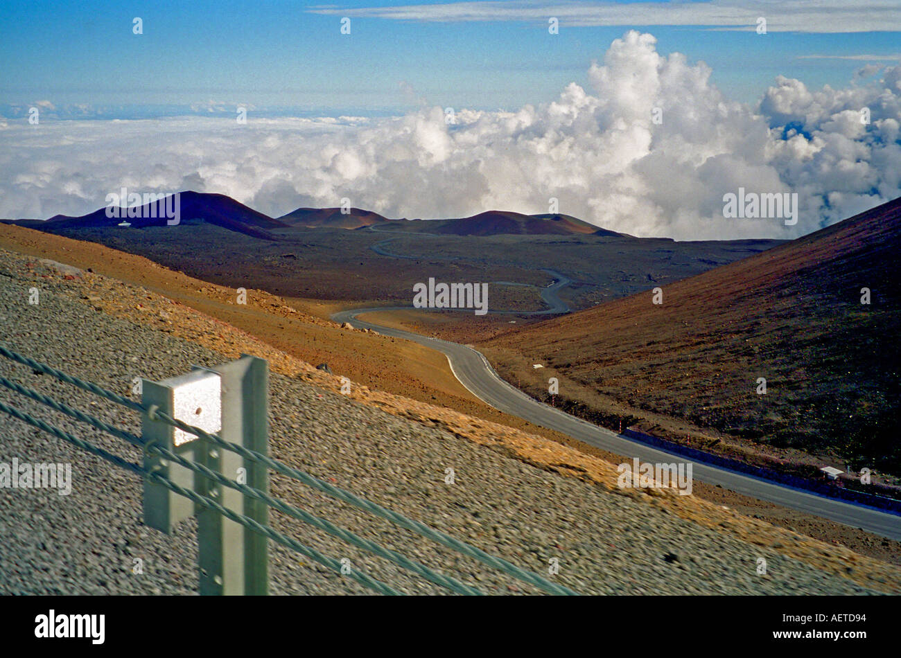The dormant Hawaiian volcano Mauna Kea Big Island Hawaii Stock Photo Alamy