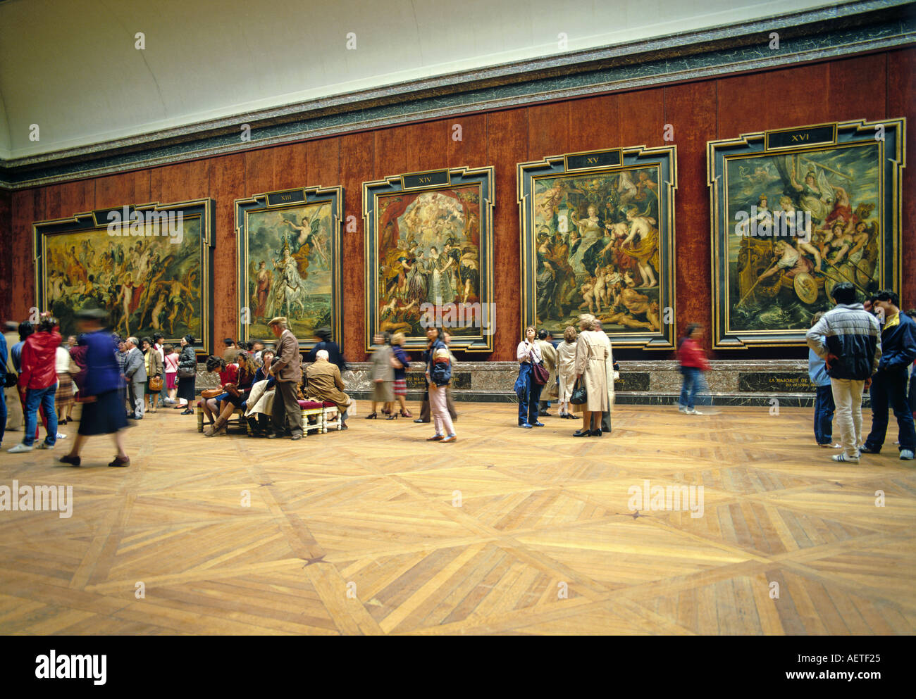 The Louvre Museum interior Paris France Stock Photo - Alamy