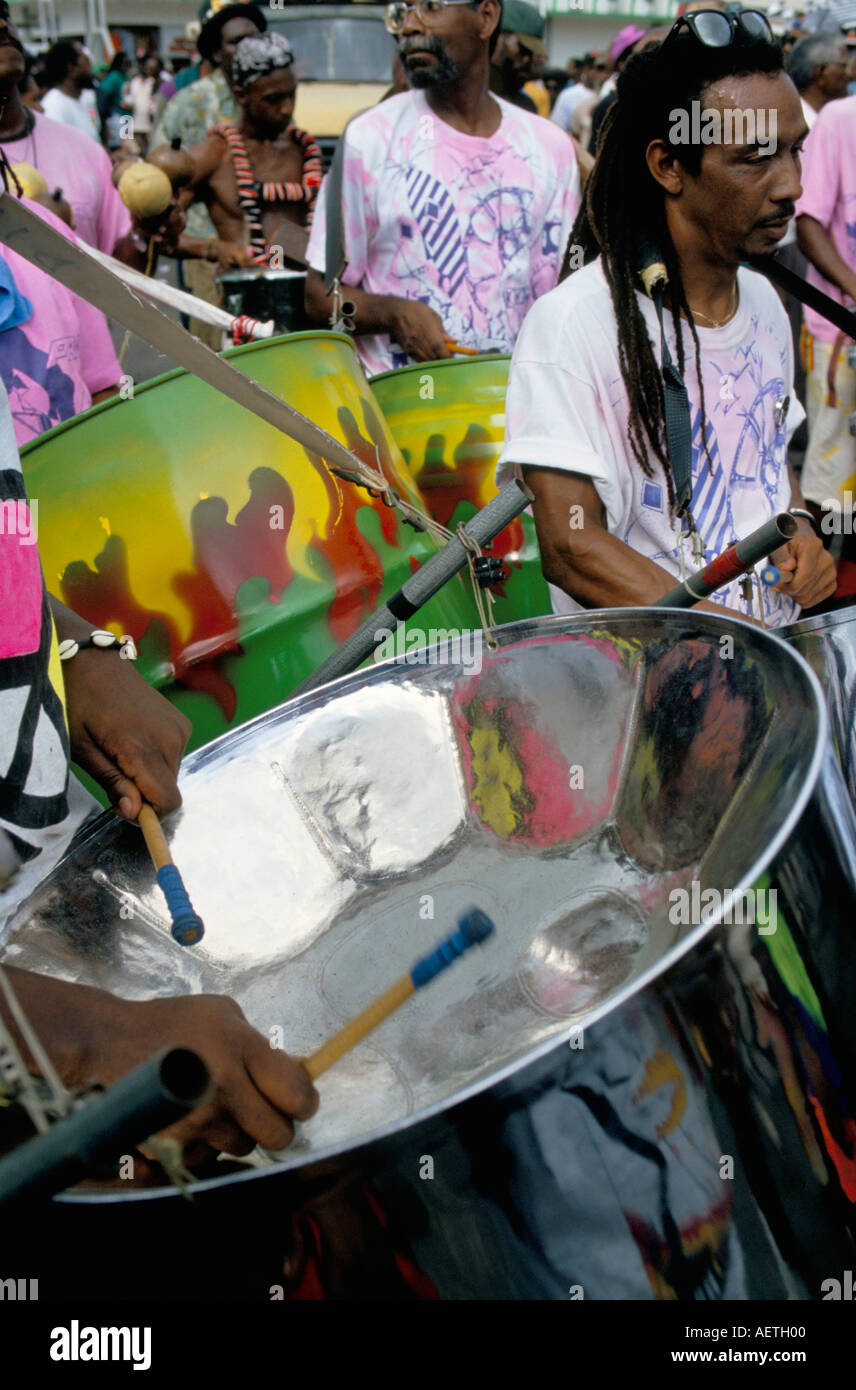 Steel band festival Point Fortin Trinidad West Indies Caribbean Central America Stock Photo