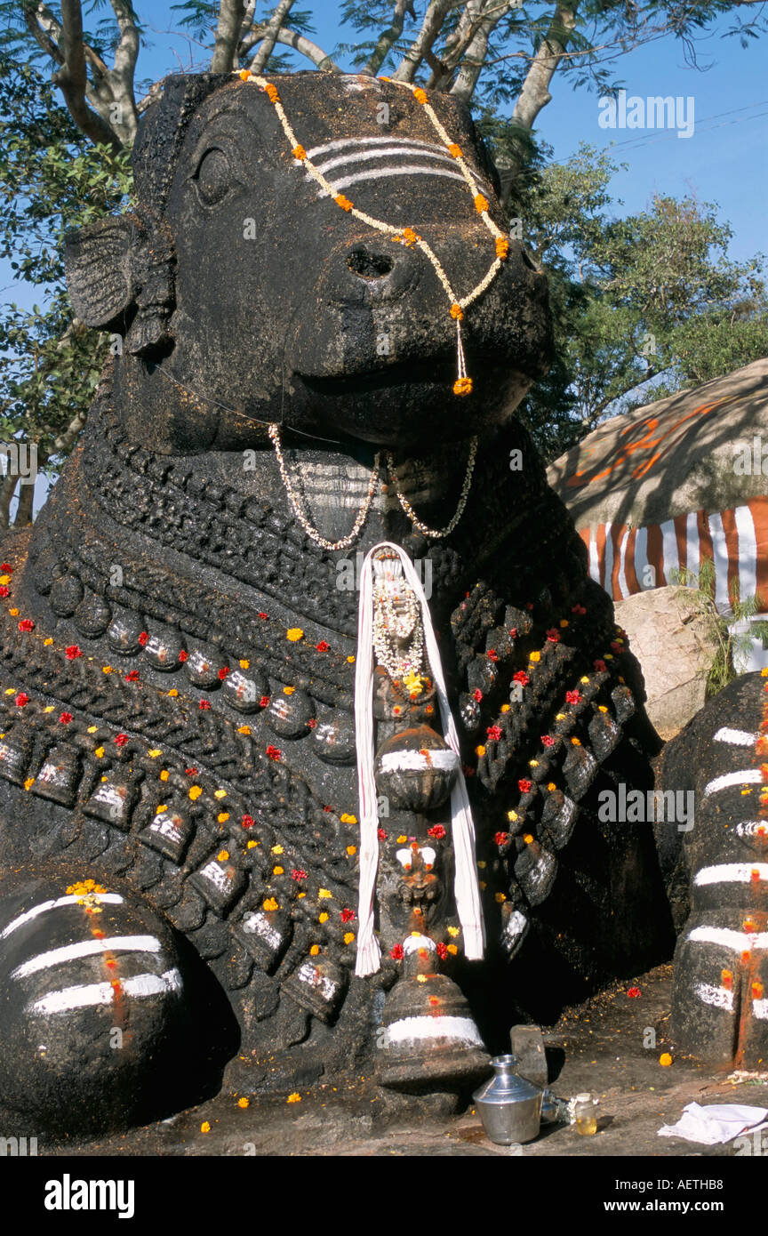 Nandi bull statue Chamundi Hills Karnataka India Asia Stock Photo Alamy