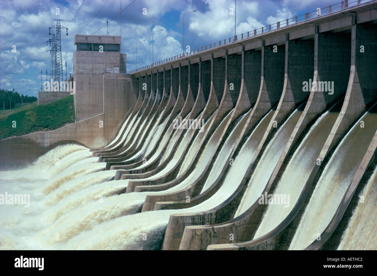 Rio Hondo Dam on Rio Dulce Argentina South America Stock Photo