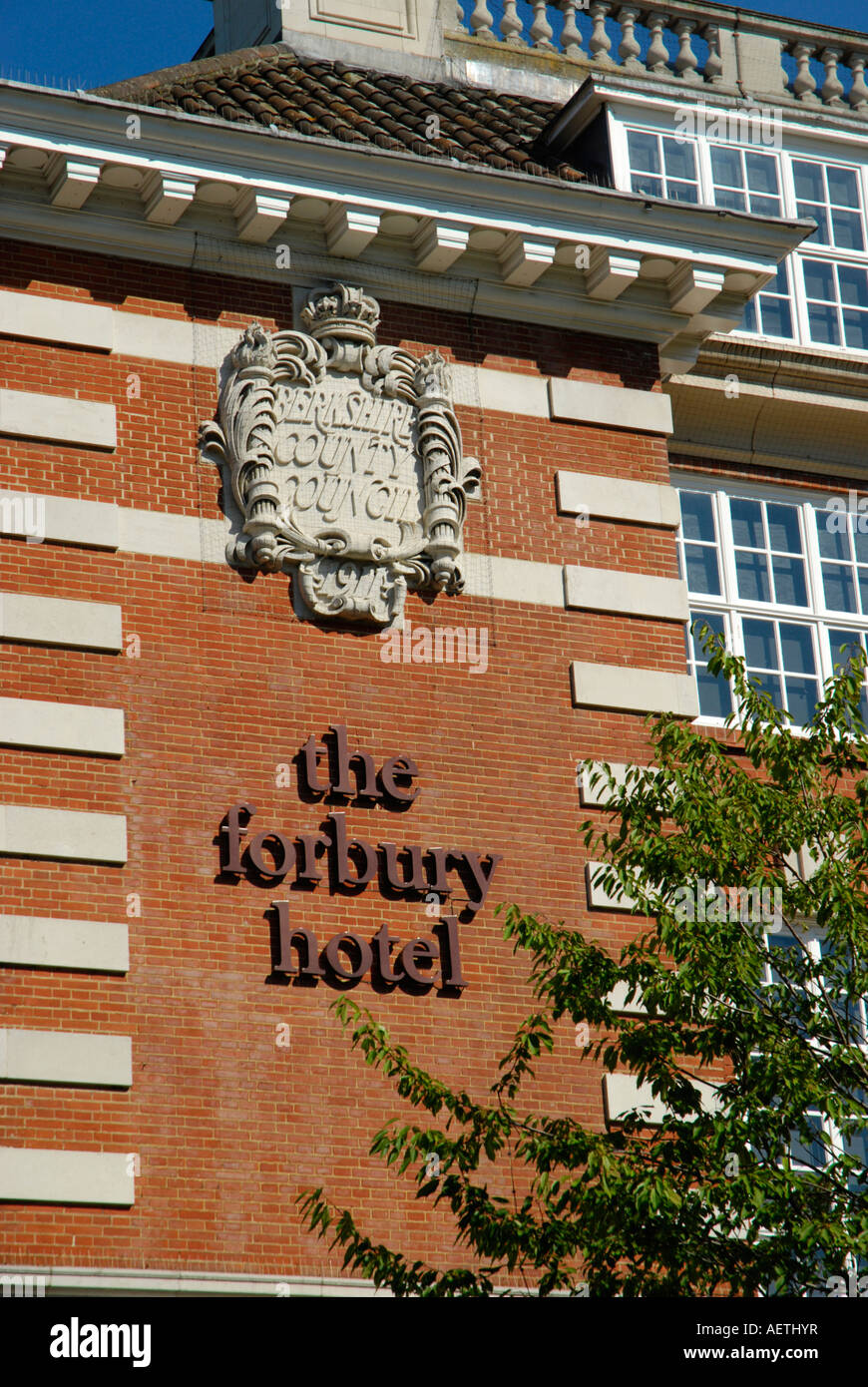 Close up of the Forbury Hotel Reading Berkshire England Stock Photo