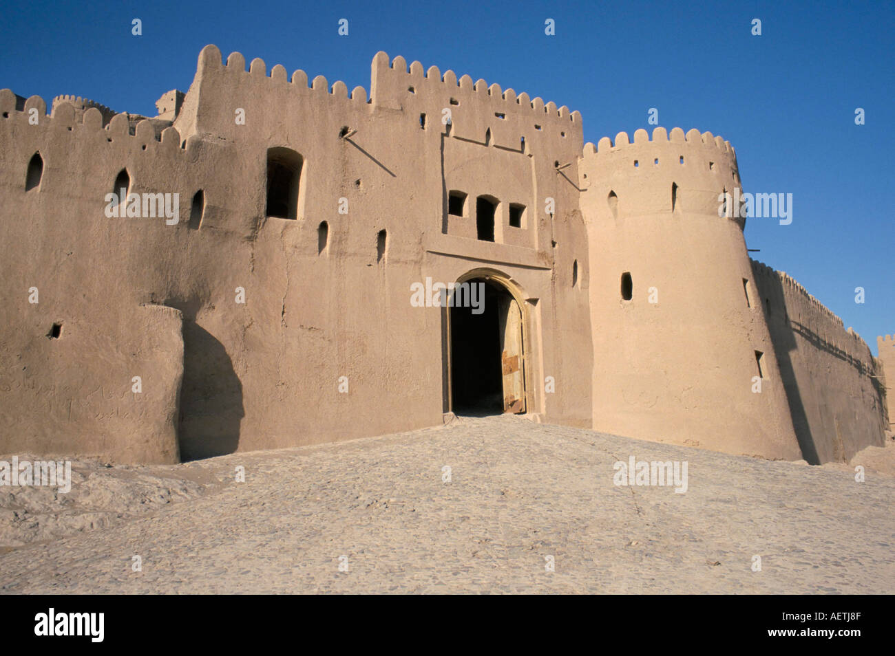 Gatehouse 17th century Citadel Arg e Bam Bam UNESCO World Heritage Site Iran Middle East Stock Photo