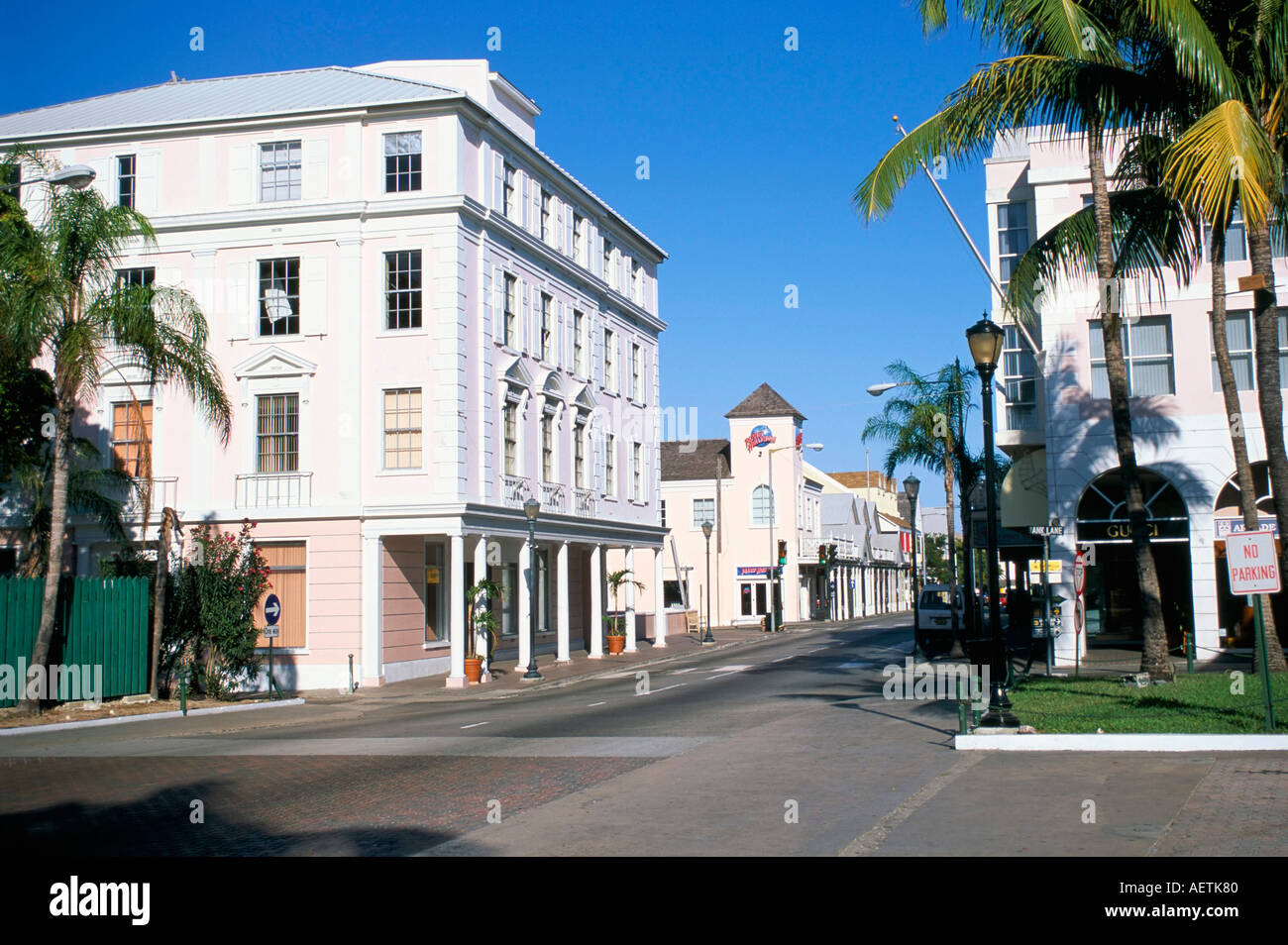 Bay Street Nassau Bahamas West Indies Central America Stock Photo Alamy