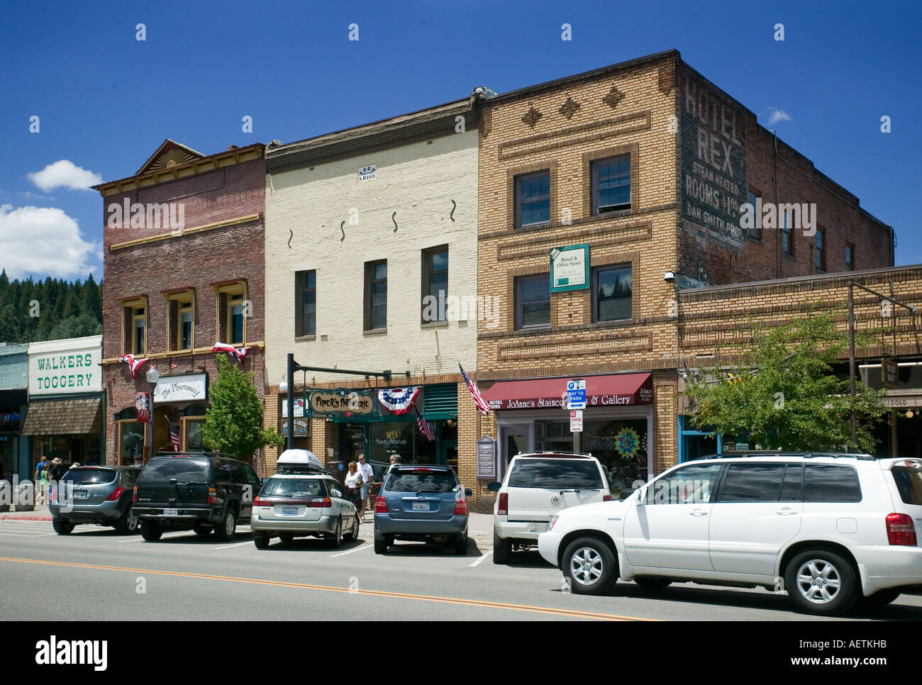 Downtown Truckee California Stock Photo Alamy