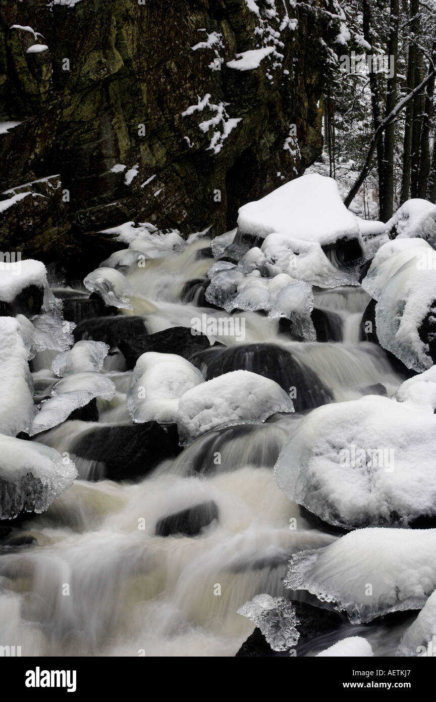 Frozen stream ice hi-res stock photography and images - Alamy
