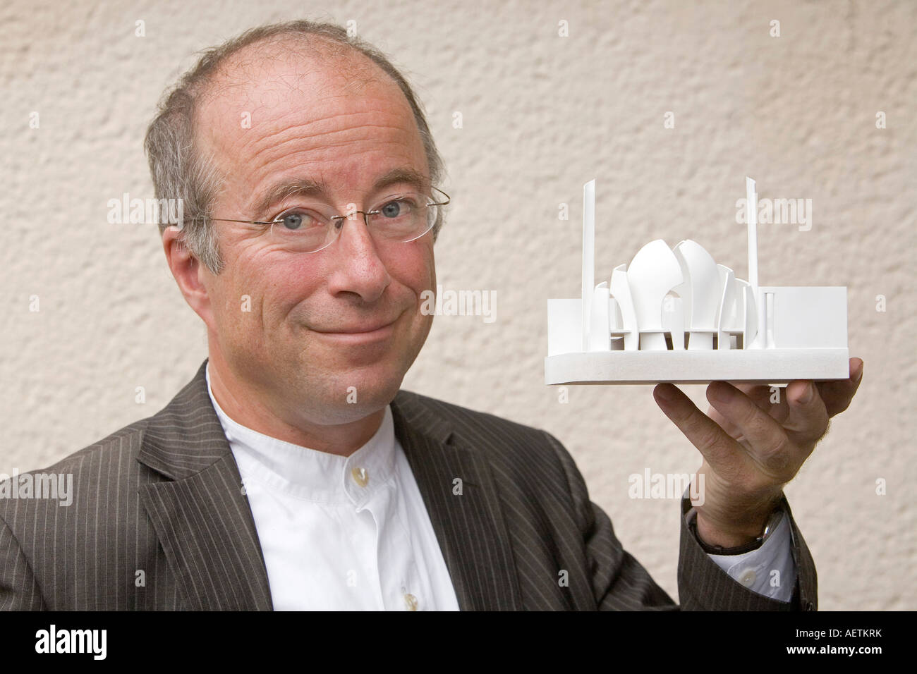 Paul Boehm, architect of the new central mosque in Cologene, Germany Stock Photo