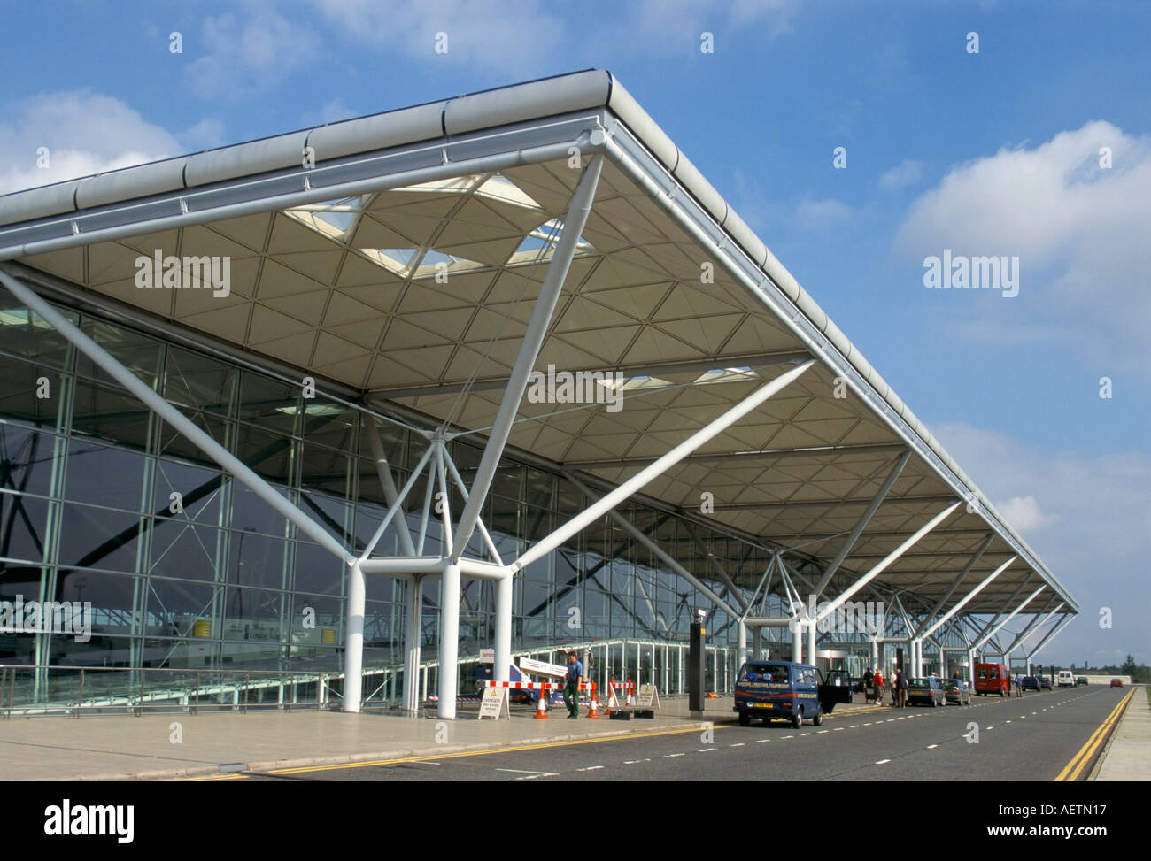 Stansted Airport terminal Stansted Essex England United Kingdom Europe Stock Photo