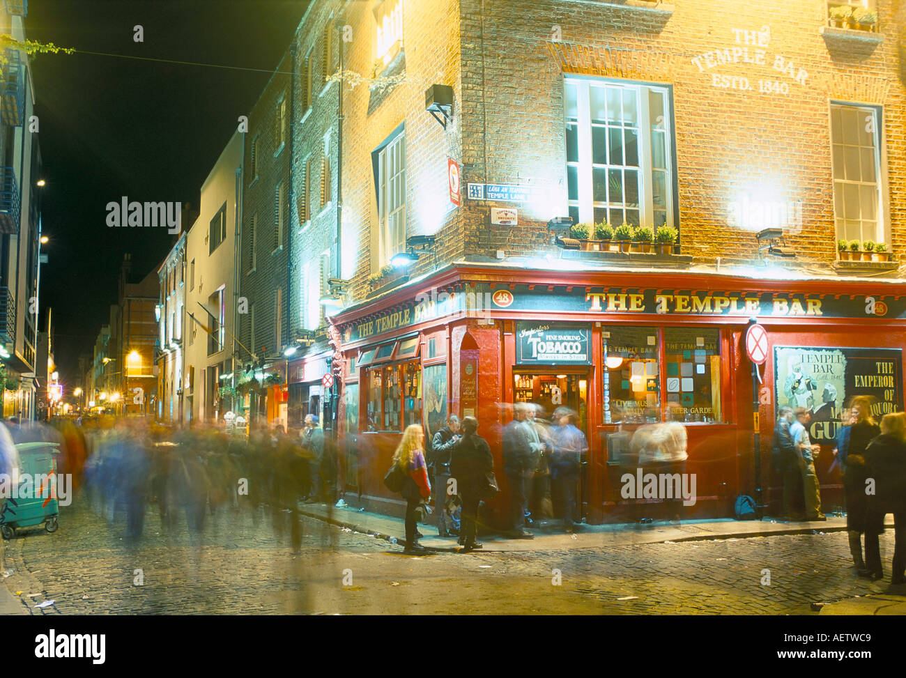 Bar Fleet Street Temple Bar area Dublin County Dublin Eire Ireland