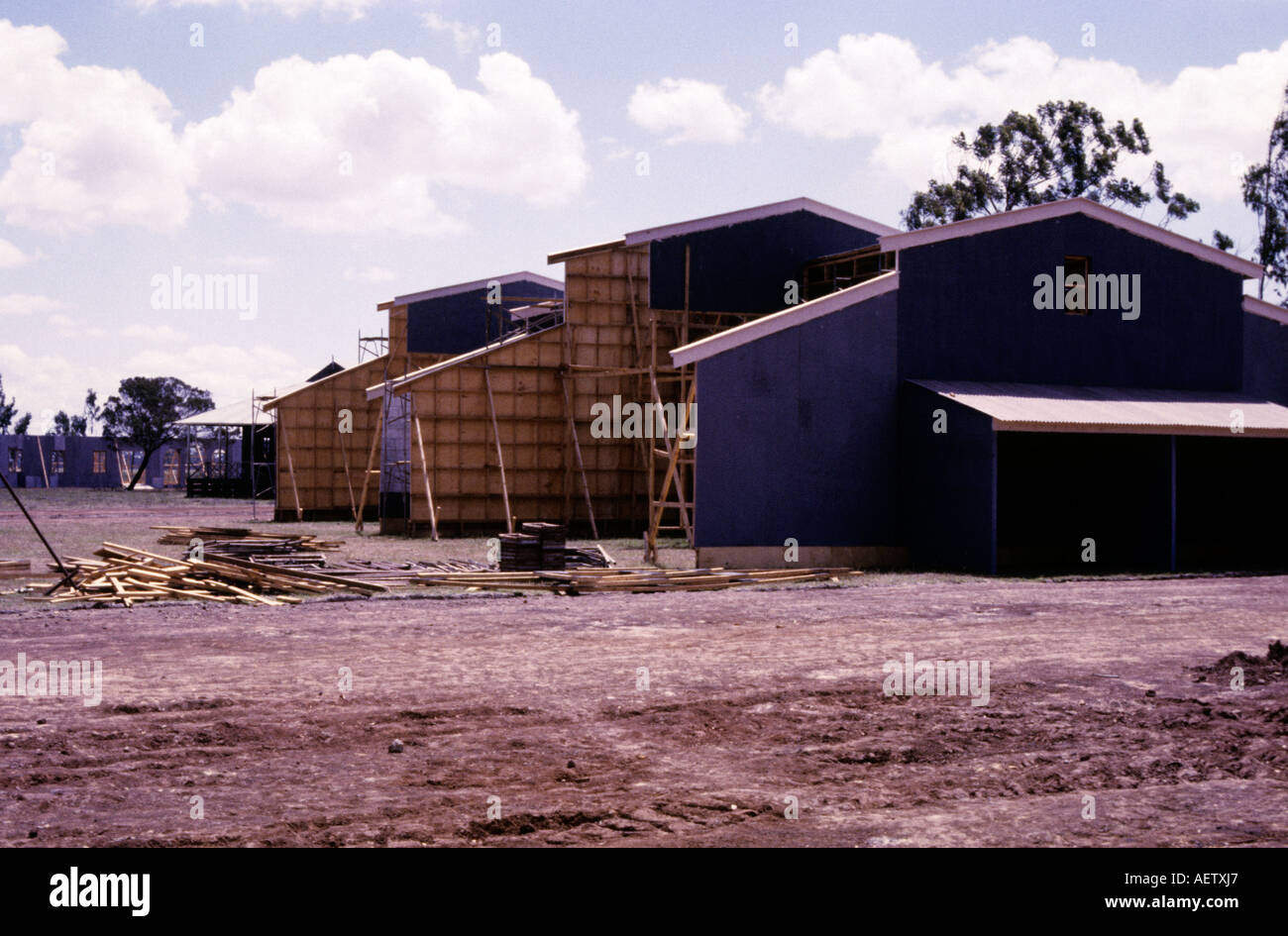 Out of Africa film set, Nairobi, Kenya. 1986 Stock Photo