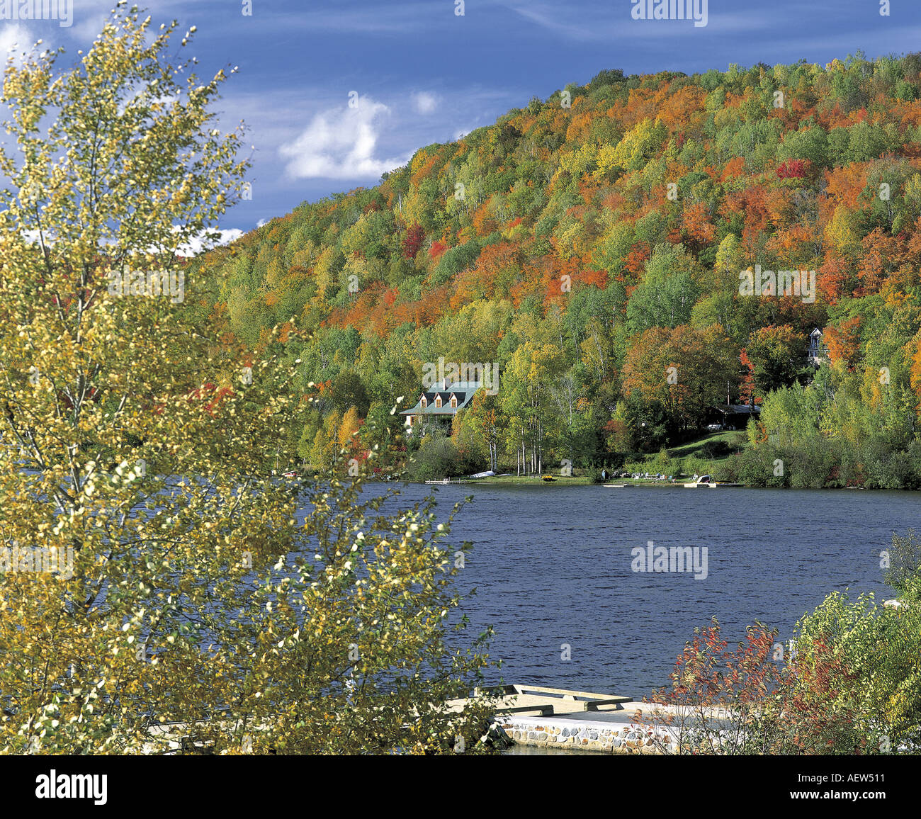 Lake Mercier QUEBEC CANADA Stock Photo Alamy