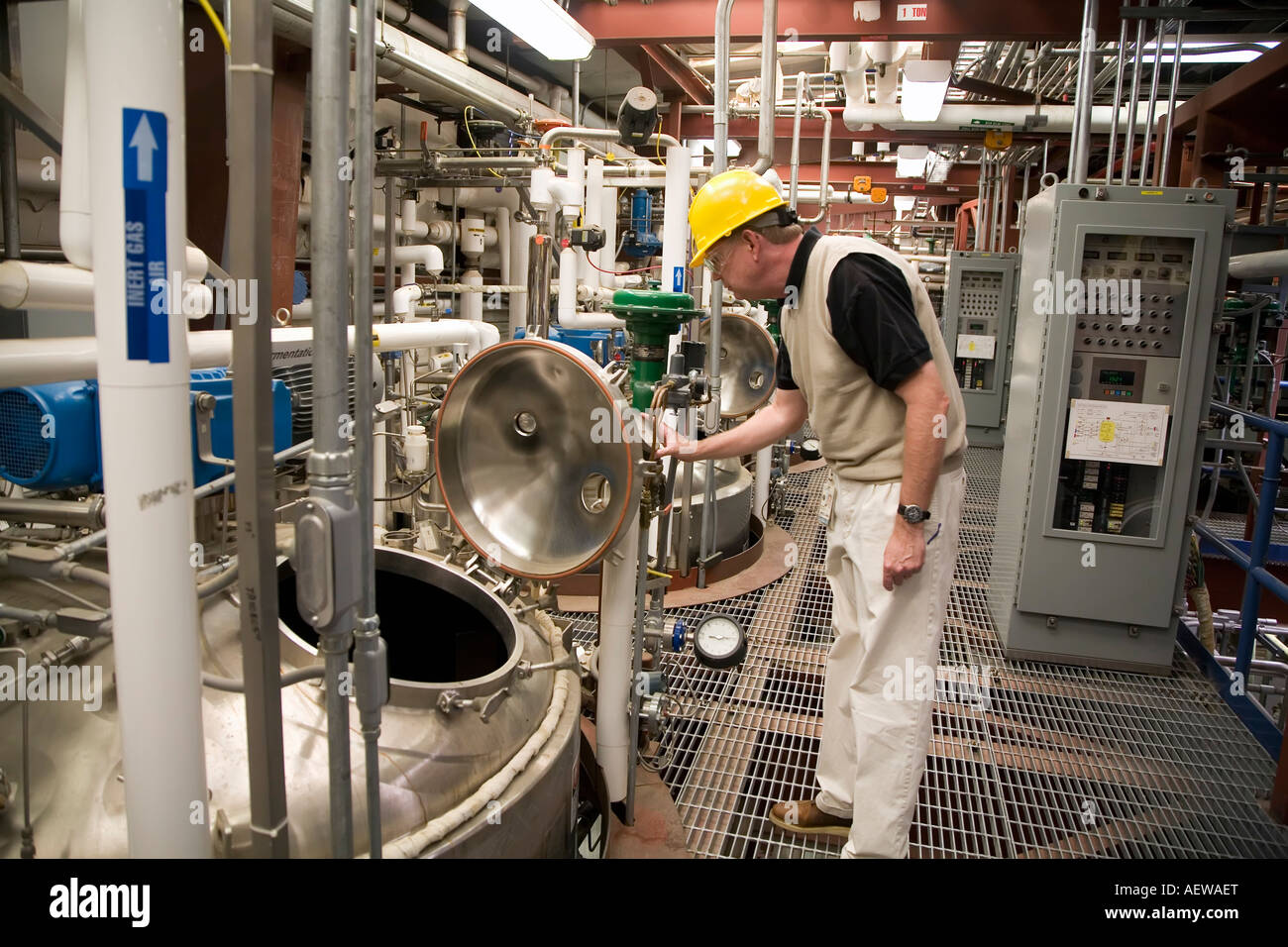 Ethanol Research at National Renewable Energy Laboratory Stock Photo