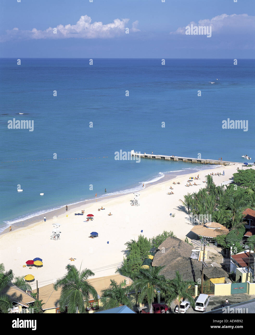 Doctors Cave Beach Montego Bay MONTEGO BAY JAMAICA Stock Photo Alamy