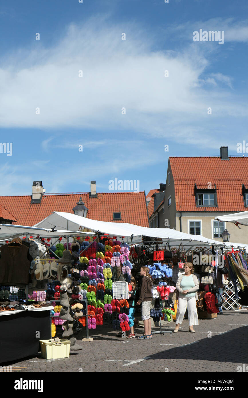 Visby Square Town square in visby in hi-res stock photography and images - Alamy