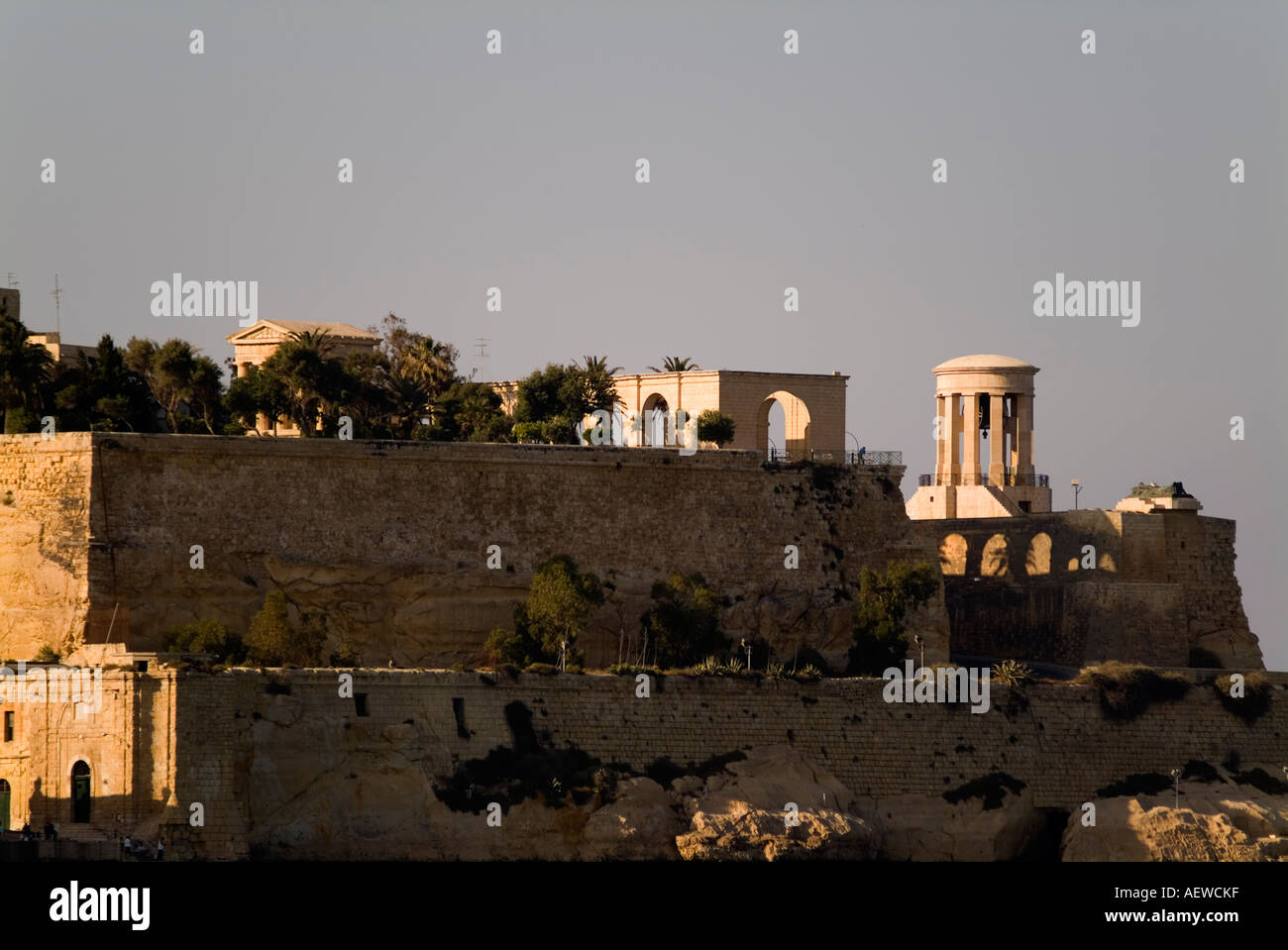 The Upper Barracca Gardens in Valletta Malta Stock Photo - Alamy