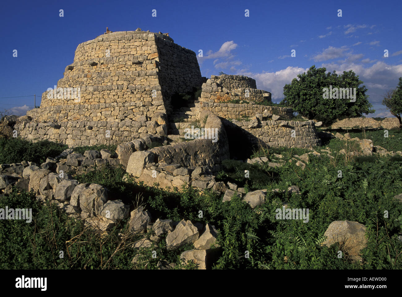 Conical pyramid Scicli Sicily Italy Stock Photo Alamy