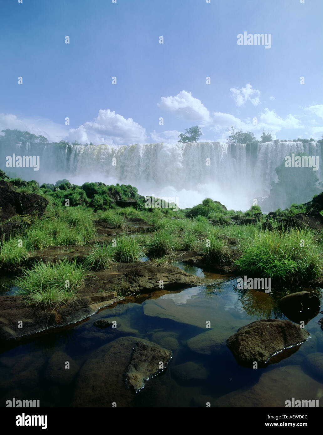 Iguazu Falls Iguazu N P World Heritage FOZ DO IGUACU ARGENTINE Stock Photo