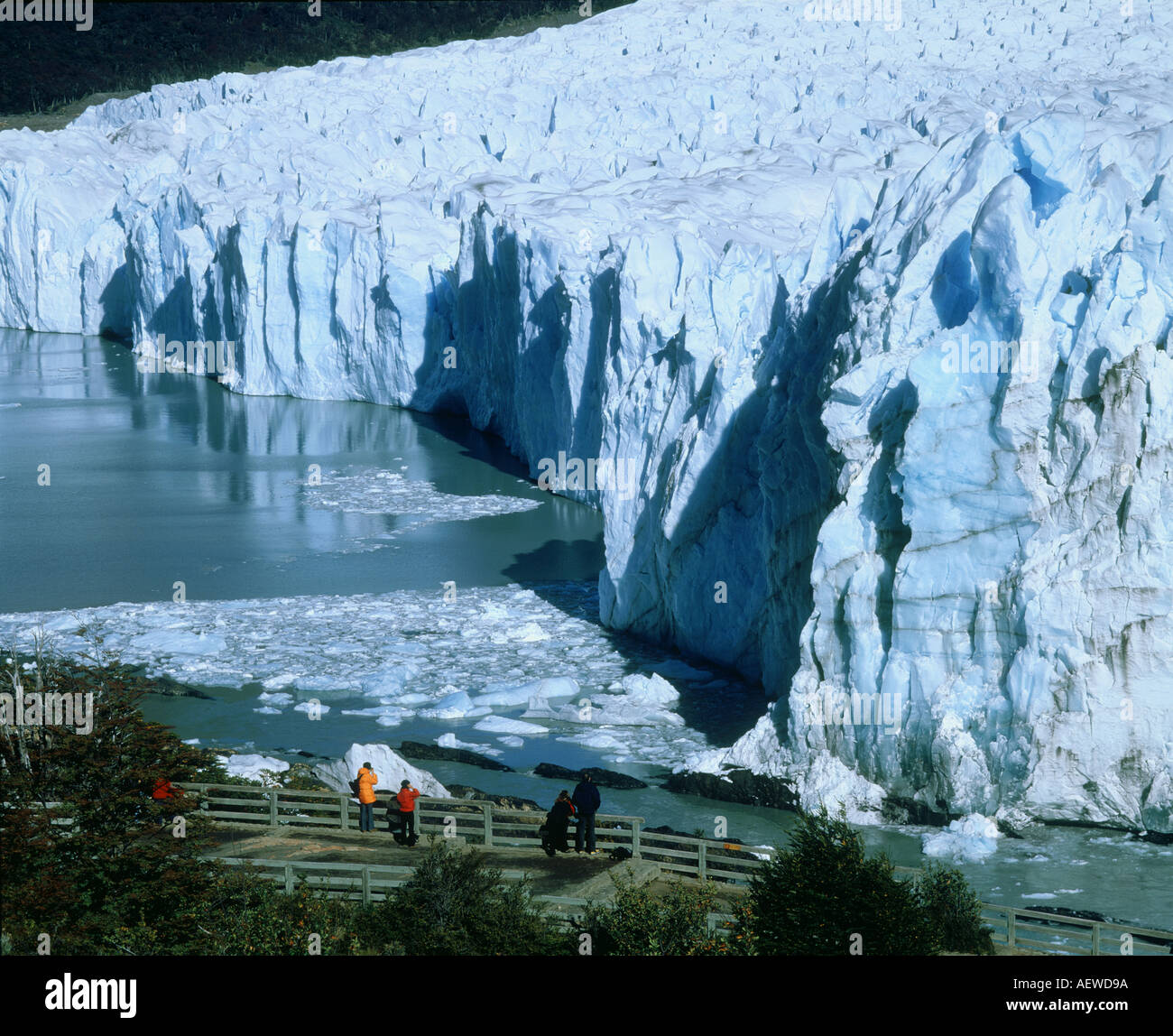 Perito Moreno Glacier Los Glaciares N P World Heritage PATAGONIA ARGENTINE Stock Photo