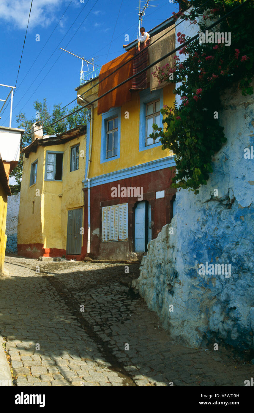 Side Street In Kas Southern Turkey Stock Photo