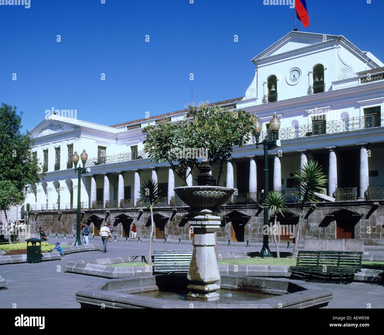 Presidential Headquarters World Heritage QUITO ECUADOR Stock Photo Alamy