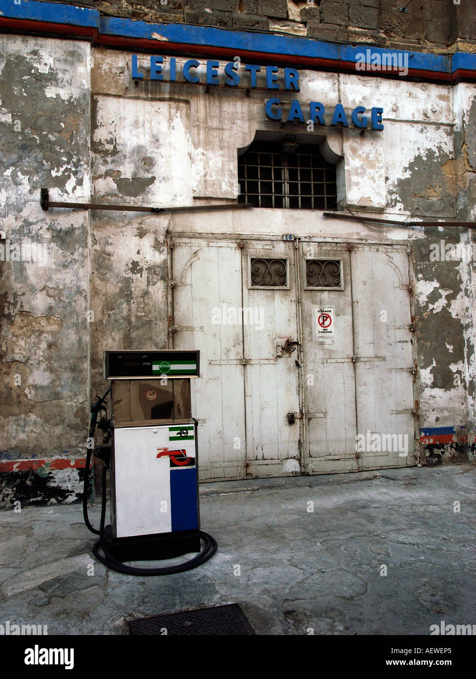 Old Fashioned Garage and petrol station,Valletta,Malta Stock Photo Alamy